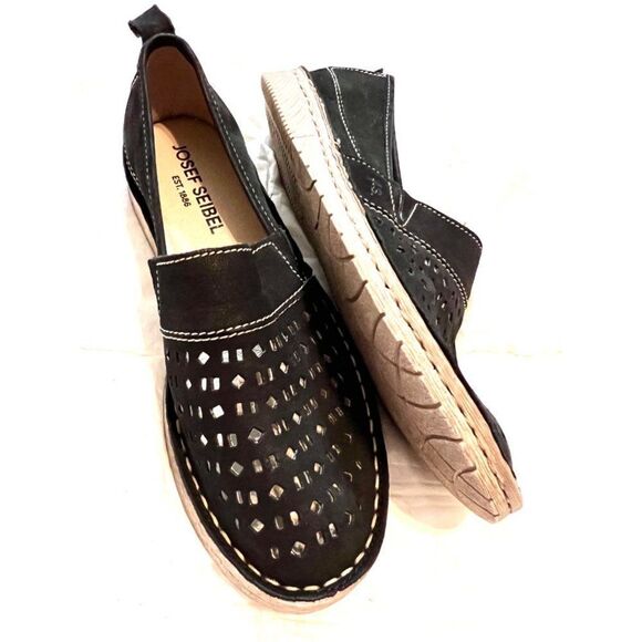 Josef Seibel Sofie 27 Leather Slip-ons - Picture 1 of 10